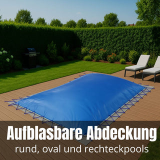 Aufblasbare Poolabdeckung