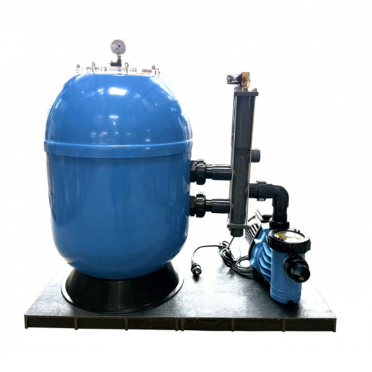 Pool Sandfilteranlage Atlantica Ø 620 mm mit BESGO 5-Wege-Rückspülventil und Speck Badu Alpha Eco Soft (drehzahlgeregelt) – für Pools bis 100 m³