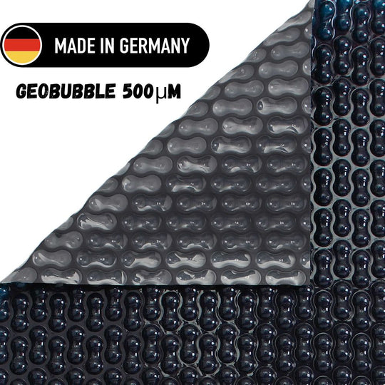 Pool Solarfolie PREMIUM 500 µ - Schwarz/transparent für Rundbecken