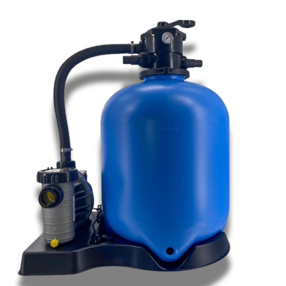 Pool Sandfilteranlage Bali Timer Ø 400 mm mit Aqua Plus 6 mit Timerfunktion für bis 50m³ Becken