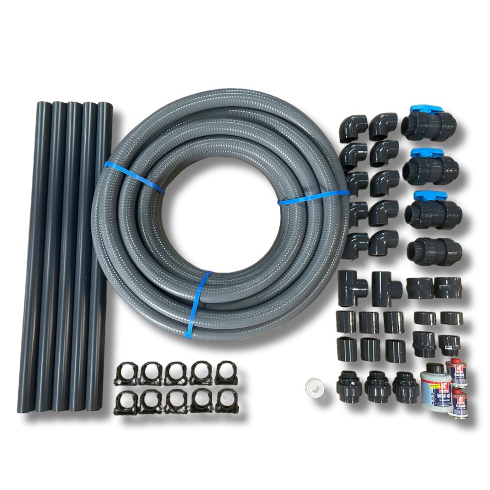 PVC-Verrohrungsset für Styroporpools