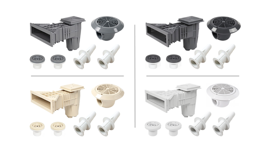 OKU Slim Skimmer Lux Einbauteileset für Styroporpools